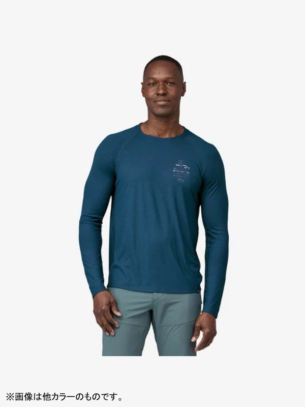 Men's L/S Cap Cool Trail Shirt #BLK [24487] | Patagonia