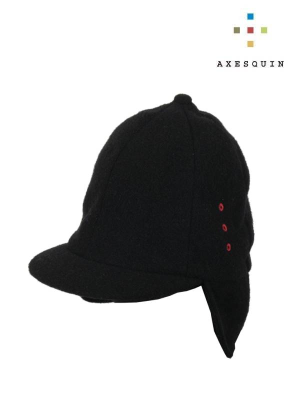 Wool pointed cap #black [013044] | AXESQUIN