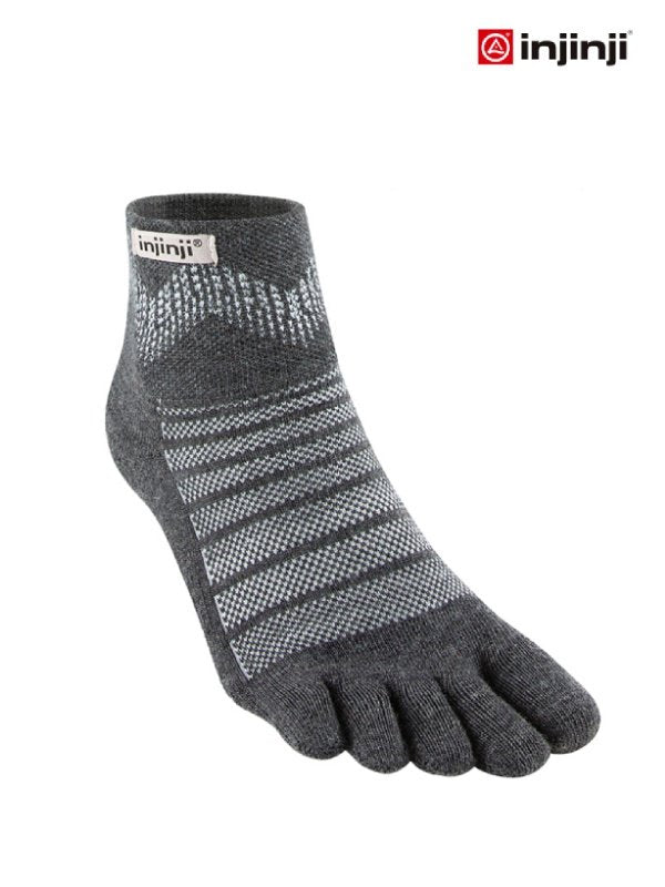 アウトドア ミッドウェイト ミニクルー ウール #スレート [223630]｜injinji