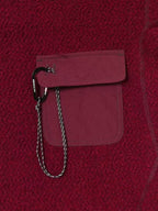 re wool JQ crew neck #bordeaux [5743284061] ｜andwander