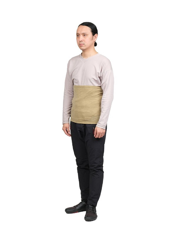 Quick Haramaki Merino #R20 Camel Color [43033] | AXESQUIN