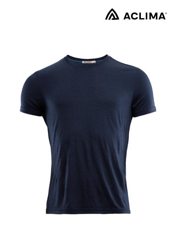 LIGHTWOOL CLASSIC TEE #Navy Blazer [106817]｜ACLIMA