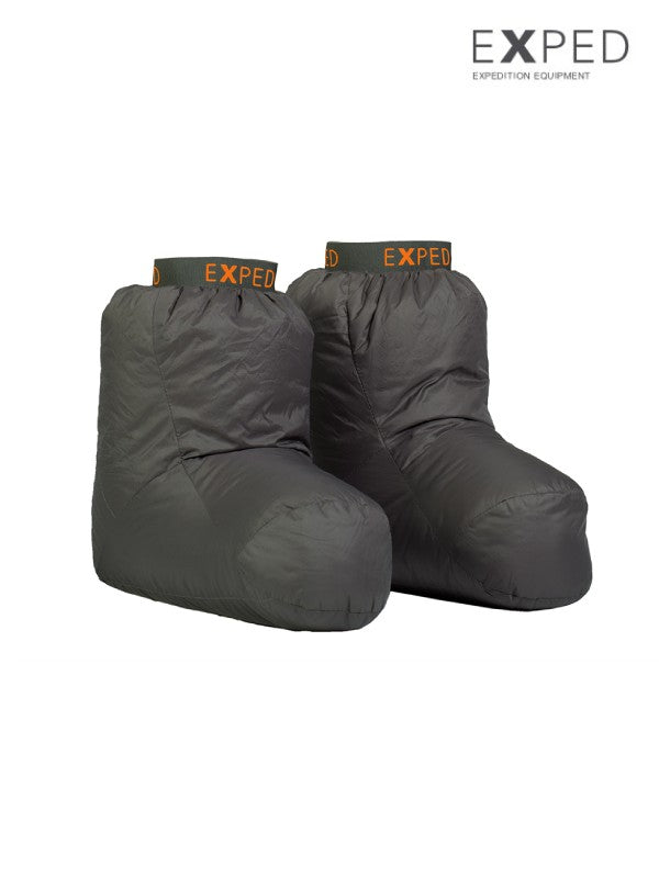 Down Sock #チャコール [394127]｜EXPED