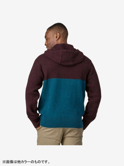 Men's Recycled Wool-Blend Sweater Hoody #NENA [51155]｜patagonia