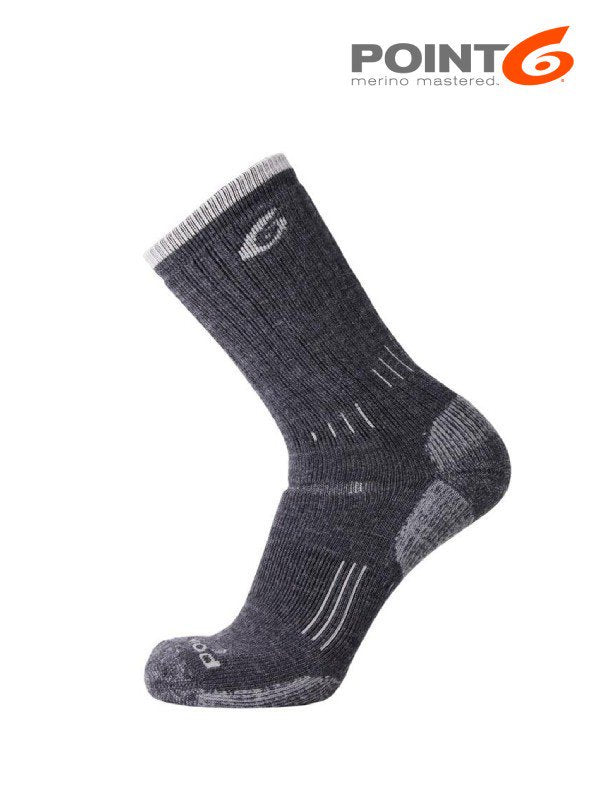 37.5 Hiking Essential Medium Crew #Gray [11-3742-200]｜POINT6