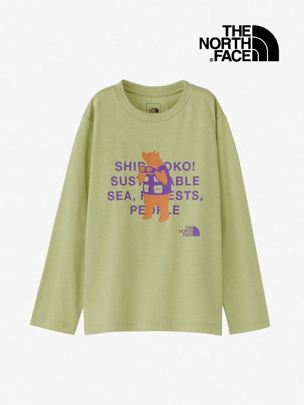 Kid's L/S Shiretoko Toko Tee #MS [NTJ82332ST]｜THE NORTH FACE【Outlet_40】