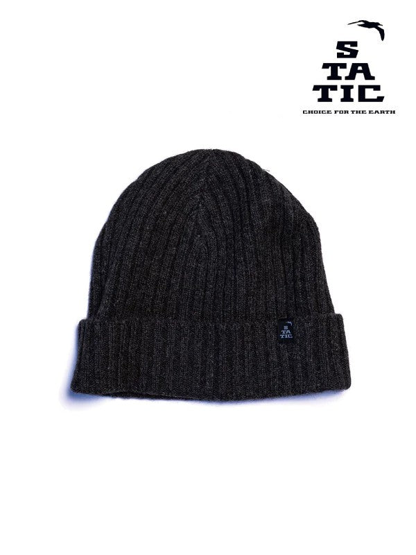 YAK BASIC KNIT CAP #Carbon [103023]｜STATIC