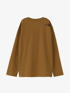 Kid's L/S Small Square Logo Tee #UB [NTJ32357]｜THE NORTH FACE【Outlet_40】