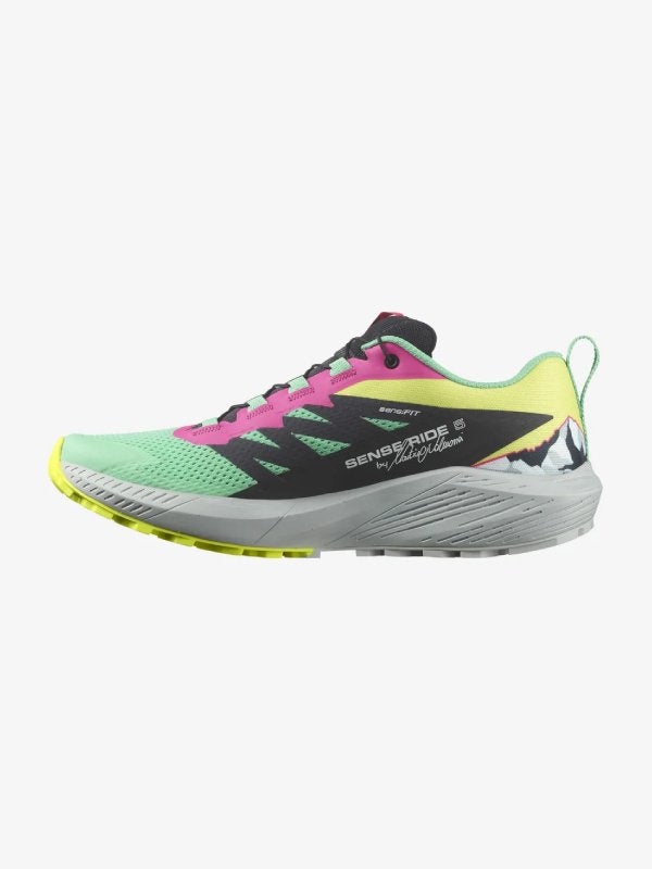 SENSE RIDE 5 MARTINA LTD #Biscay Green/Phantom/Pink Glo [L47234300]｜SALOMON