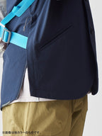 ソフトシェルのハイキングジャケット #スミイロ [021062]｜AXESQUIN