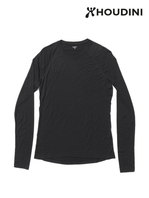 Women’s Desoli Light Crew #True Black [840030]｜HOUDINI