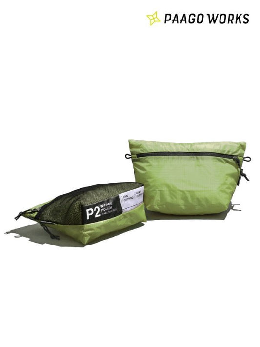 W-FACE Pouch 2 #MOSS GREEN [US102MGN] | PAAGO WORKS