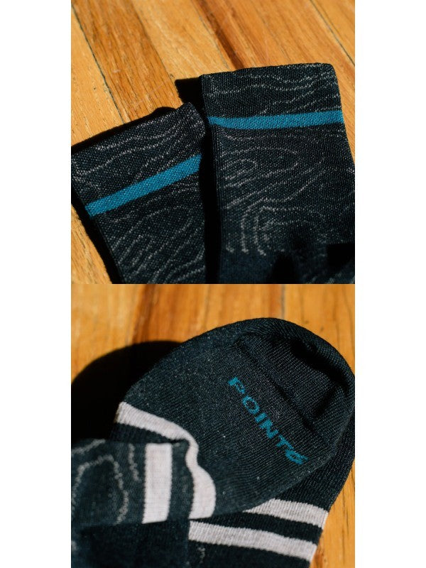 Topo Ultra Light 3/4 Crew #Black [P66333]｜POINT6