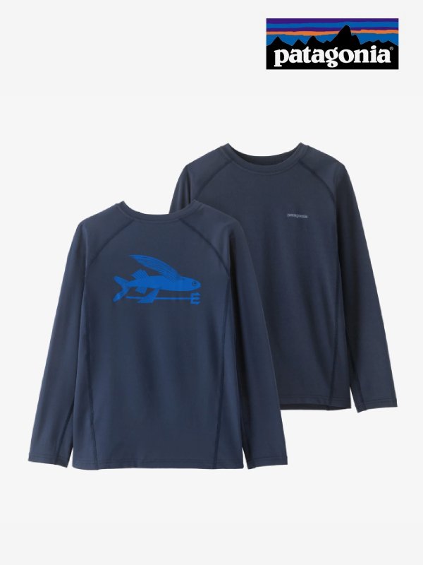 Kid's Long Sleeved Silkwaight Rashguard #FYNE [66316] ｜patagonia