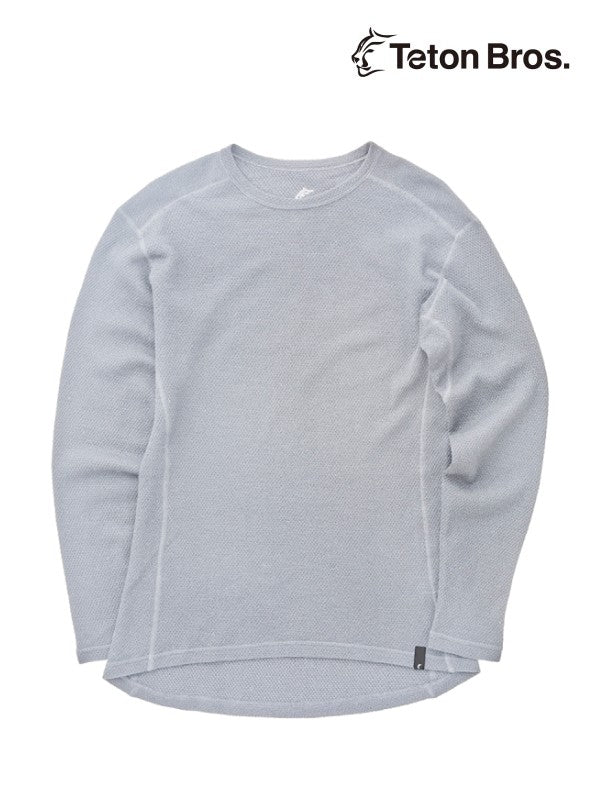 MOB Wool L/S (Men) #Gray Heather [TB233-68010] | Teton Bros.