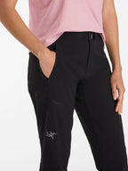 Women's Gamma Pant (Short Leg) #Black [X00000761102]｜ARC'TERYX
