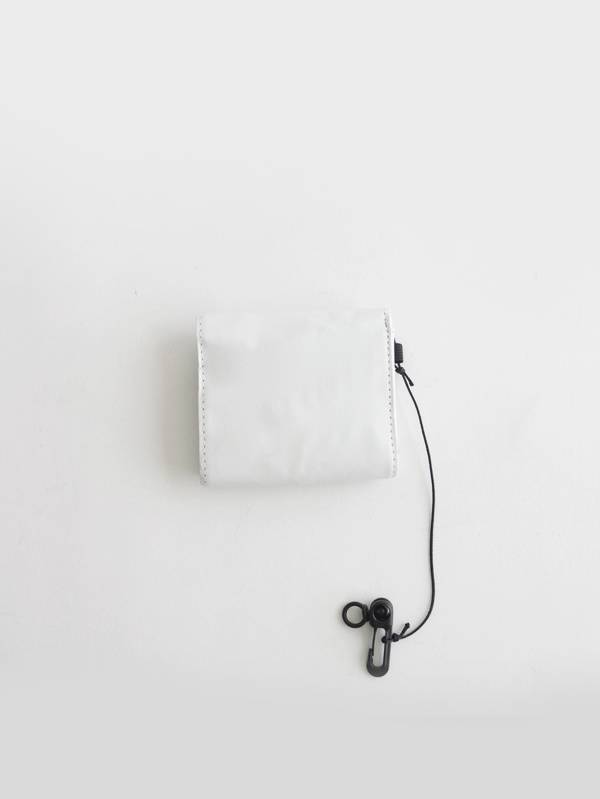 Multi wallet leather #white ｜holo