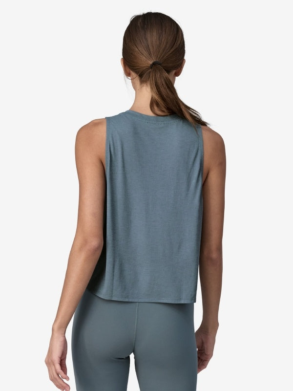 Women's Cap Cool Trail Cropped Tank #UTB [24460]｜patagonia