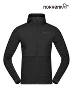 falketind Alpha90 insulated Zip Hood #Caviar [1803-23]｜Norrona