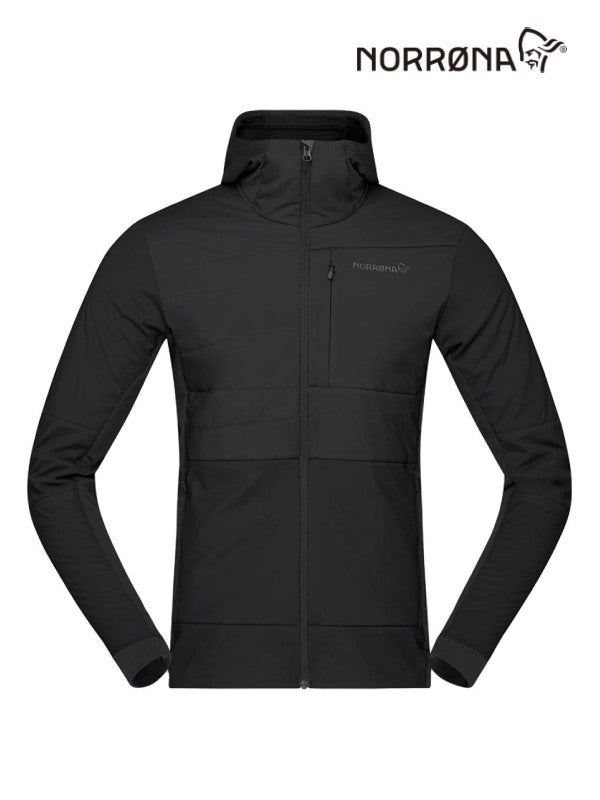 falketind Alpha90 insulated Zip Hood #Caviar [1803-23]｜Norrona