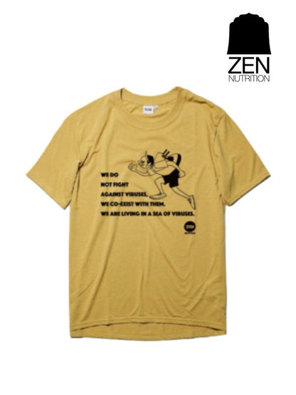 HANAI×ZEN BRING Sea of ​​Viruses T-Shirts 2023 #Yellow｜ZEN NUTRITION