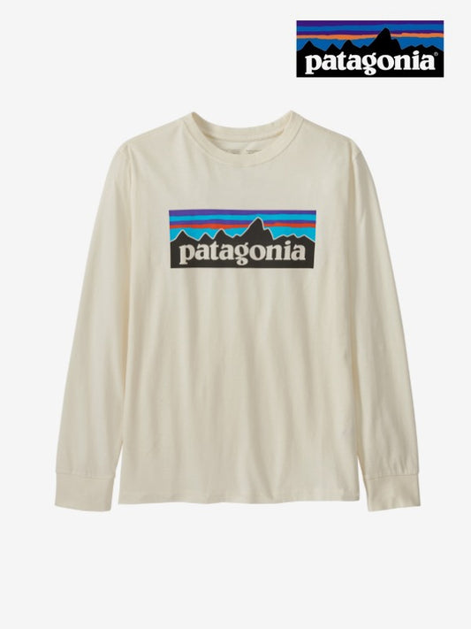 Kid's Long-Sleeved Regenerative Organic Certified Cotton P-6 T-Shirt #UDNL [62256]｜patagonia