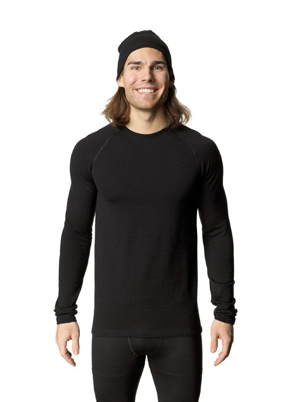 Men's Desoli Thermal Crew #True Black [840034]｜HOUDINI
