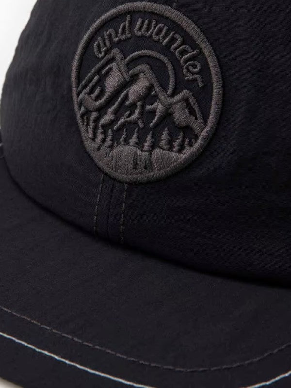 back mesh cap #010/black [4986310]｜and wander