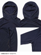 Women's power dry jersey LS hoodie #031/off white [4164133]｜and wander