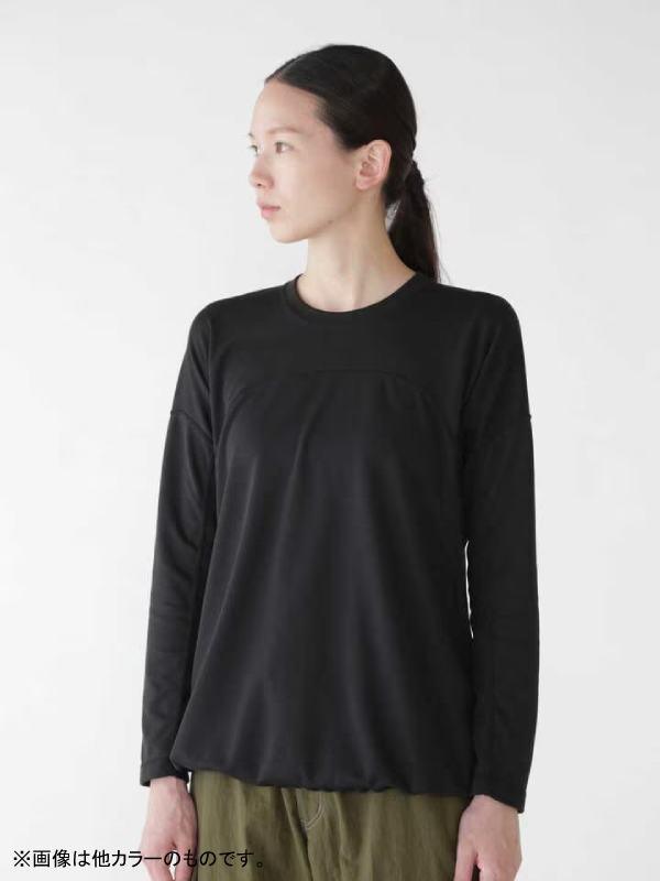 Women's power dry jersey LS T #120/navy [4164136]｜and wander