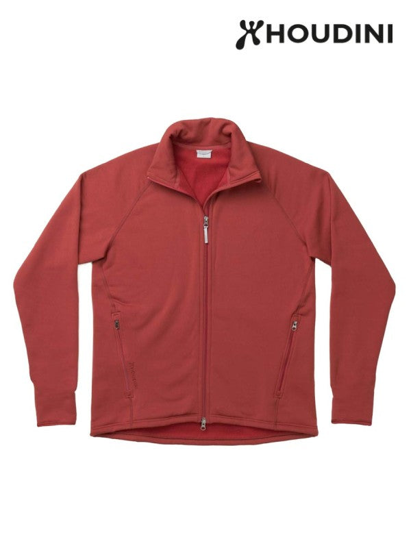 Men's Power Up Jacket #Deep Red [830021]｜HOUDINI