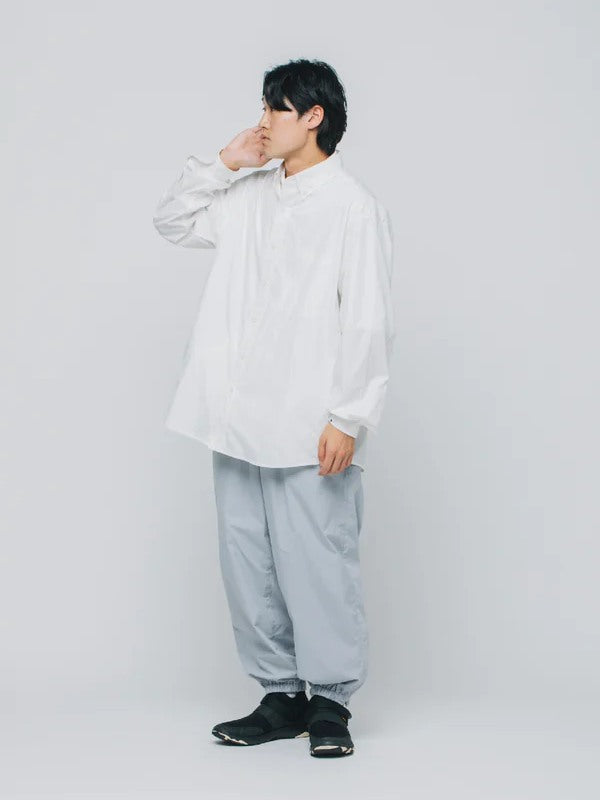 HIKE&BIKE CAVE TYPEWRITER BIG SHIRT #WHITE [PS231005]｜PAPERSKY WEAR