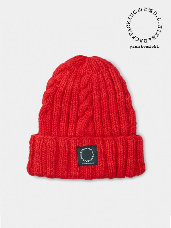 Merino Knit Cap #Burgundy｜山と道 – moderate