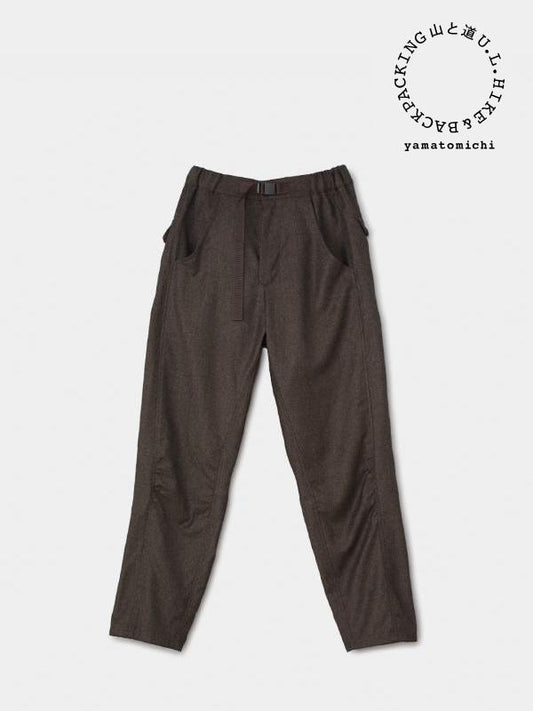 Women's Merino 5-Pocket Pants Tall #Brown