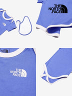 嬰兒短袖連身衣兩件套圍兜 #SO [NTB12354]｜北面