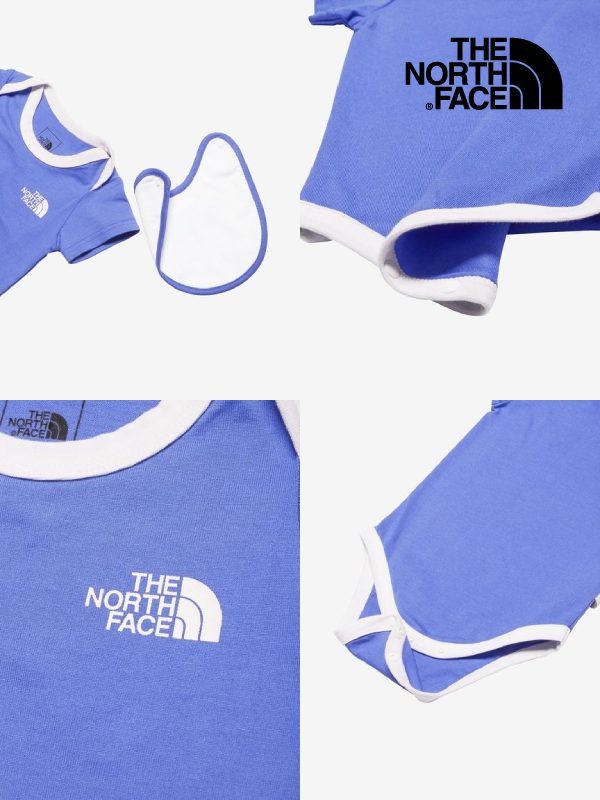 BABY S/S ROMPE 2P BIB #SO [NTB12354]｜THE NORTH FACE【Outlet_40】