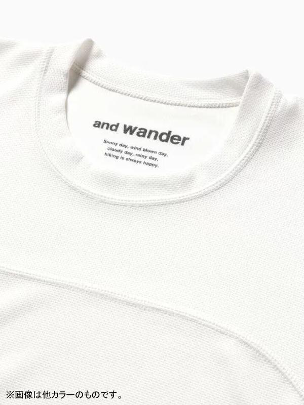 Women's power dry jersey LS T #010/black [4164136]｜and wander