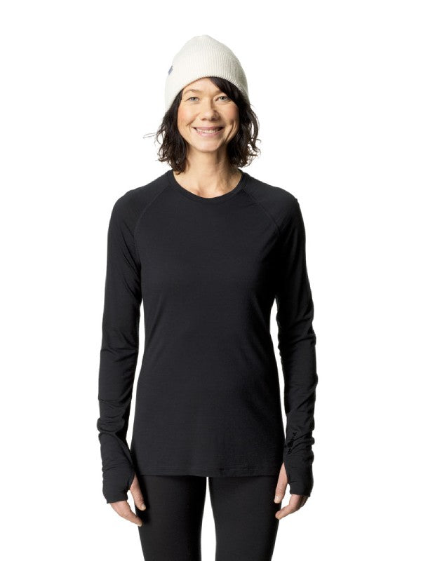 Women’s Desoli Light Crew #True Black [840030]｜HOUDINI