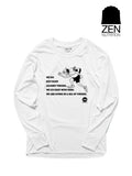 HANAI×ZEN BRING Sea of Viruses LONG T-Shirts 2023 #ホワイト｜ZEN NUTRITION