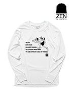 HANAI×ZEN BRING Sea of Viruses LONG T-Shirts 2023 #ホワイト｜ZEN NUTRITION