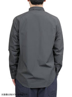 ソフトシェルのショートカラーシャツ #ハイジロ [021054]｜AXESQUIN