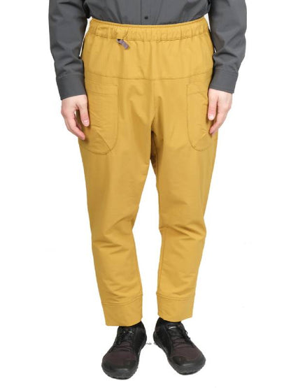 Softshell fleece pants #mustard color [022020] | AXESQUIN