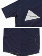 Women's power dry jersey raglan SS T #120/navy [4164135]｜and wander