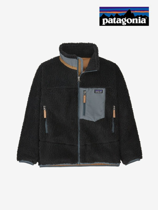 Kid's Retro-X Fleece Jacket #BLK [65625]｜patagonia