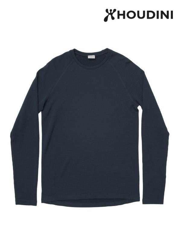 Men's Desoli Thermal Crew #Blue Illusion [840034]｜HOUDINI