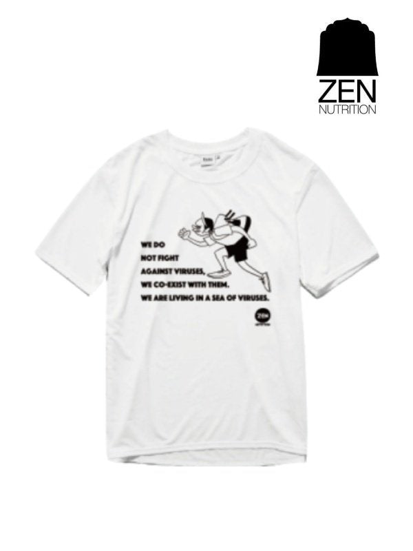 HANAI×ZEN BRING Sea of Viruses T-Shirts 2023 #ホワイト｜ZEN NUTRITION
