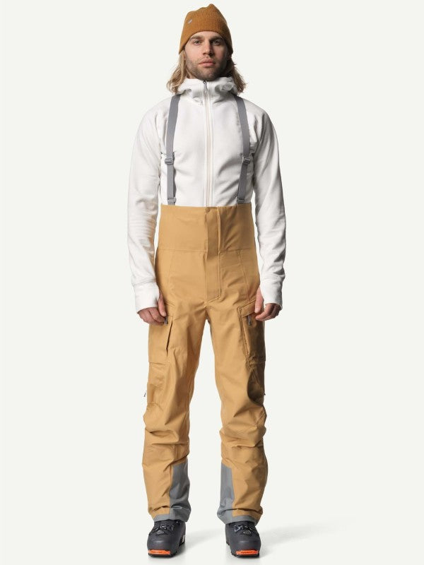Men's Rollercoaster Bib Pants #Sand Dune [800062]｜HOUDINI