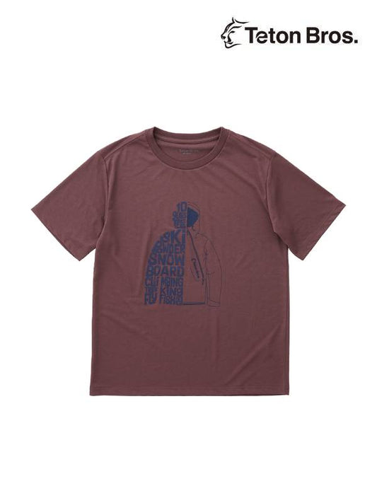 Tsurugi 10th Tee #Wine Red [TB233-51032] ｜Teton Bros.