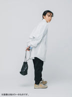 HIKE&BIKE CAVE TYPEWRITER BIG SHIRT #GRAYGE [PS231005]｜PAPERSKY WEAR