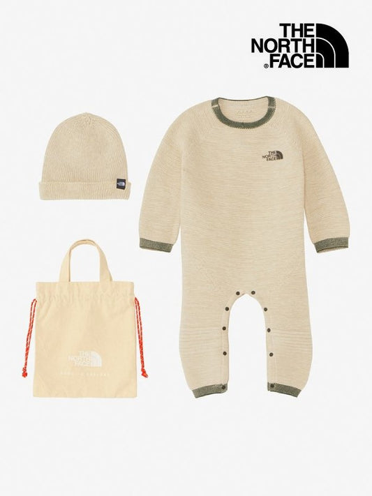 Baby L/S Cradle Cotton Rompers Set #OM [NTB62210]｜THE NORTH FACE